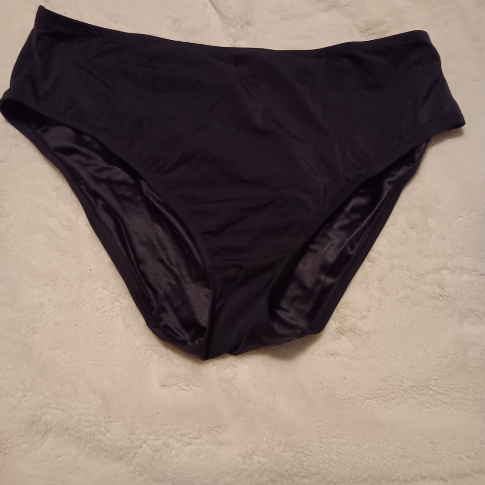 Nwot Victoria's Secret Black Bikini Bottoms